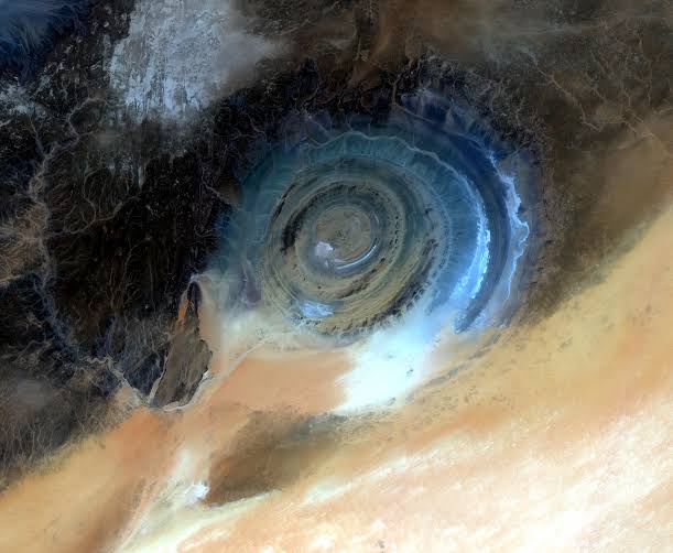 Strange Formation in Africa eye of the sahara.jpg